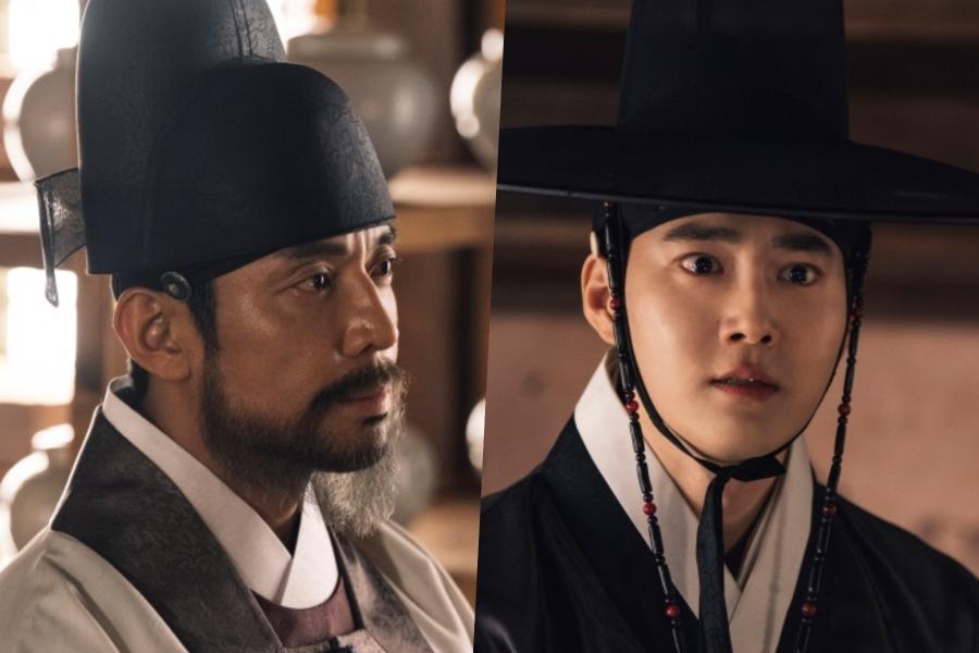 dorama-em-destaque-suho-do-exo-e-kim-joo-hun-em-confronto-tensivo-em-the-missing-crown-prince