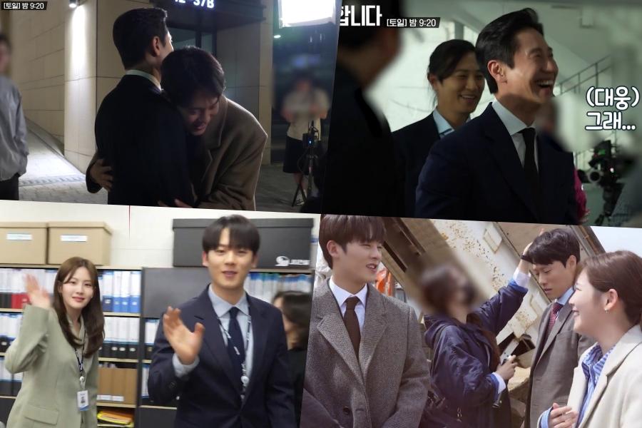 dorama-the-arsenal-confira-a-qumica-entre-shin-ha-kyun-lee-jung-ha-e-jo-aram-nos-bastidores