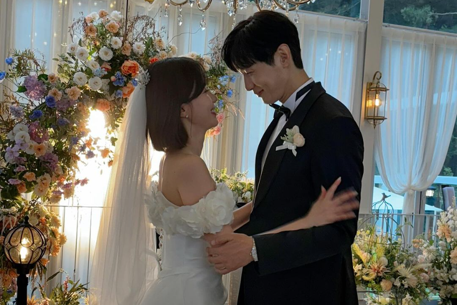 im-soo-hyang-compartilha-belssimas-fotos-de-casamento-nos-bastidores-de-dorama