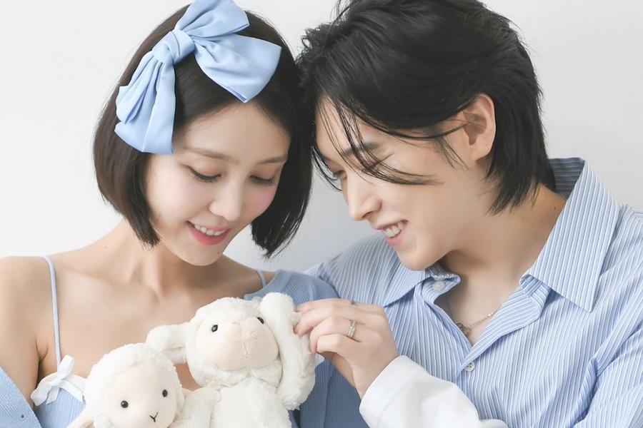 sungmin-e-kim-sa-eun-celebram-a-chegada-do-primeiro-filho-aps-10-anos-de-casamento